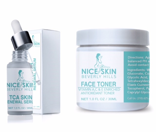 TCA Skin Renewal Serum and Face Toner